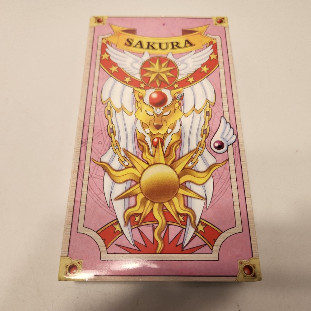 Anime Card Captor Sakura Card Pink Magic Book Box Collection Cards 52 Piece Set